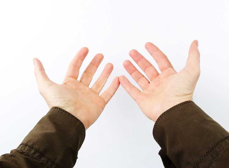 Are sweaty hands synonymous with a weak heart?